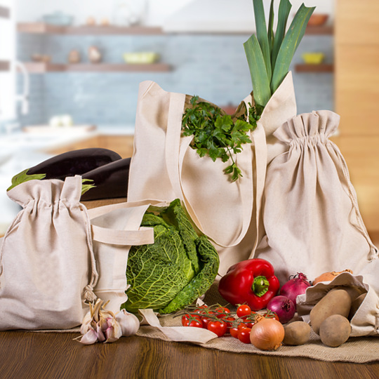 Ecological packaging and shopping bags