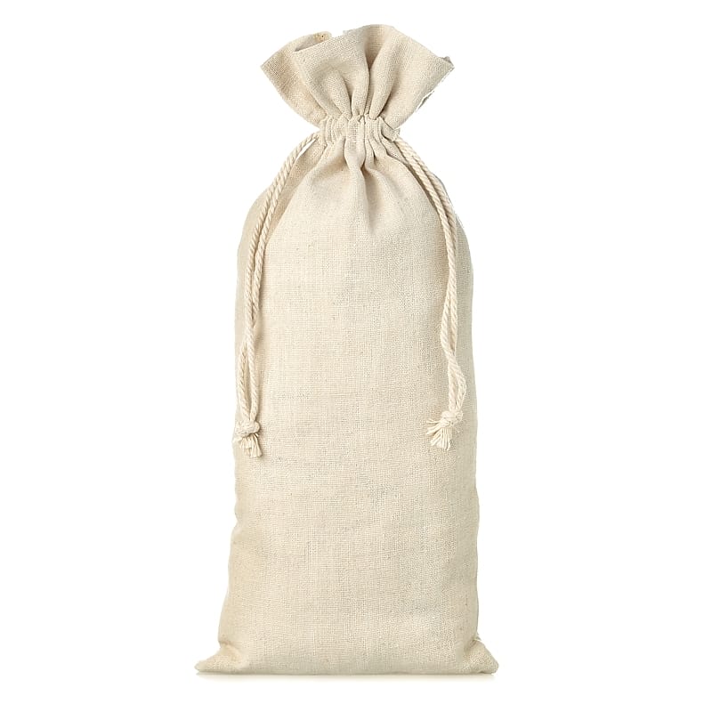 linen Christmas gift bag