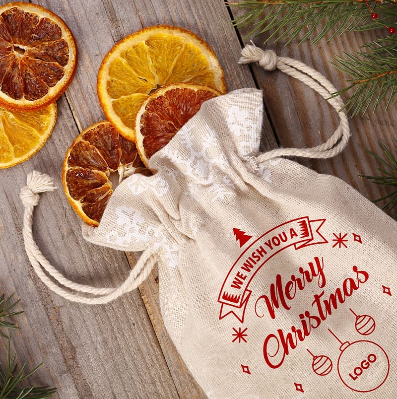 sell your products in printed Christmas bags
