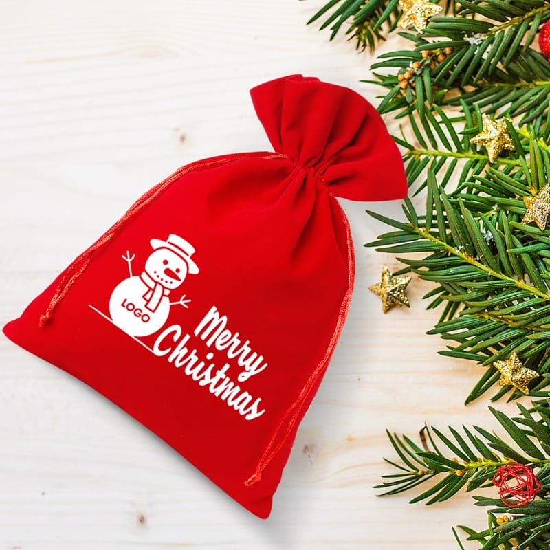 sacchetti natalizi aziendali con logo