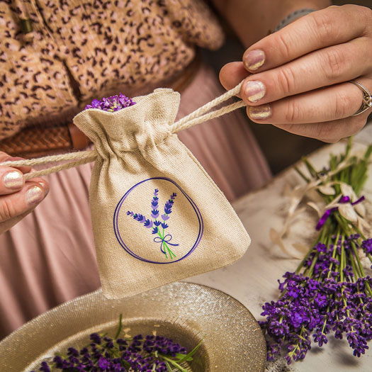 Säckchen für getrockneten Lavendel – eine hübsche und praktische Verpackung